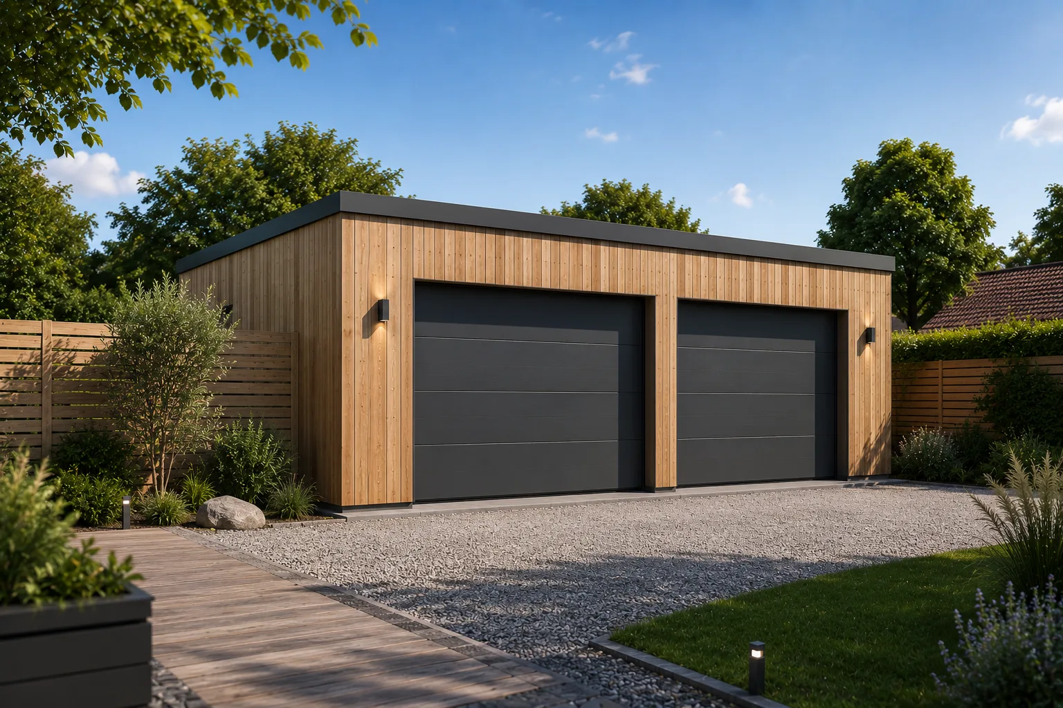 Garage bois vs garage parpaing : 5 critères comparés