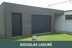 bardage douglas lasuré